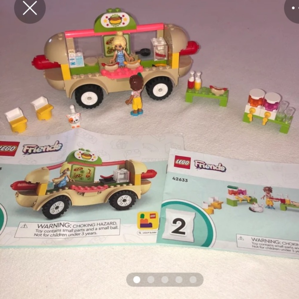 Lego friends hot dog truck 42633